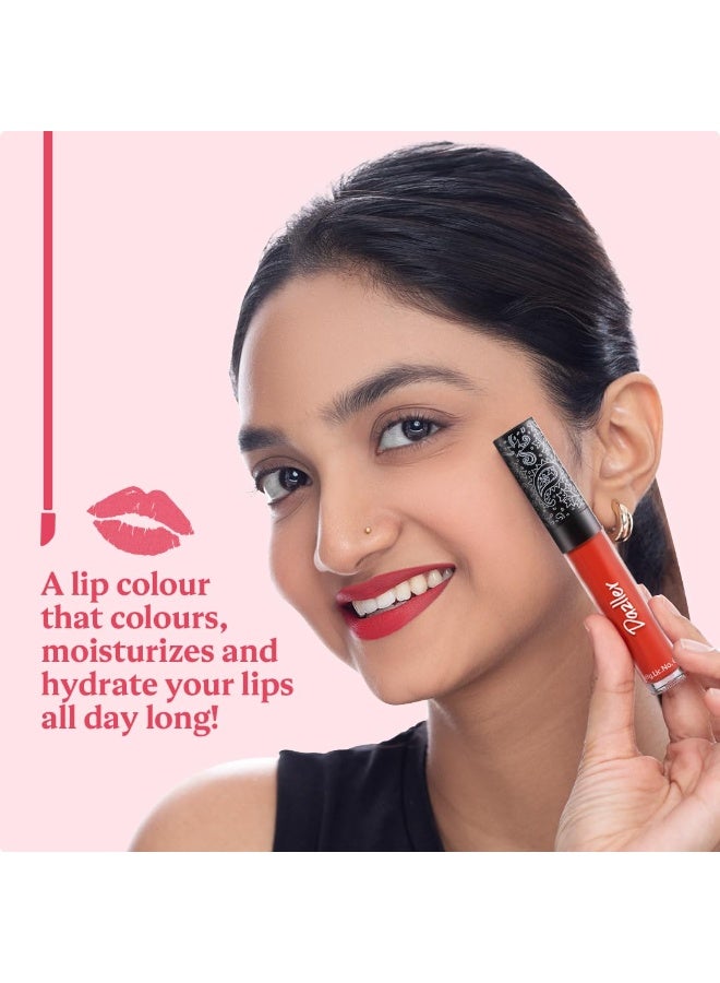 دازلير أحمر شفاه دازلر أول داي، 5 غرام، DLC021، لون مطفي فائق الكثافة، مقاوم للتلطخ، لا يترك أثراً، خفيف الوزن، يدوم حتى 8 ساعات - Image 4